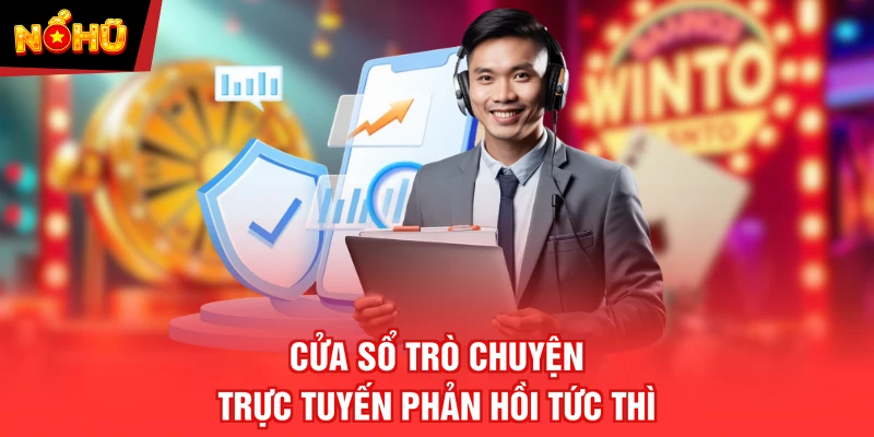 Cửa sổ trò chuyện trực tuyến phản hồi tức thì