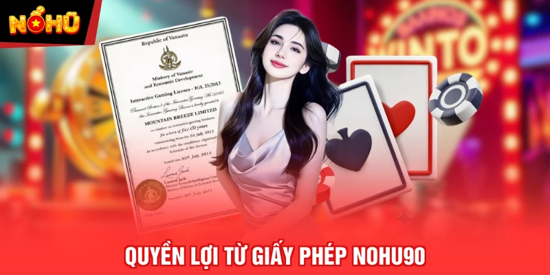 Quyền lợi từ giấy phép NOHU90